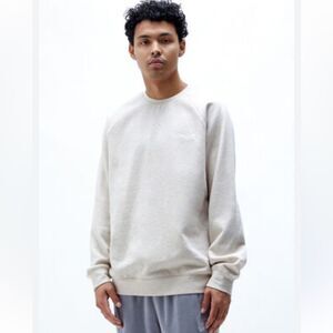 PACSUN M Men’s Ivory Tan Heather Fleece Interior Crew Sweatshirt